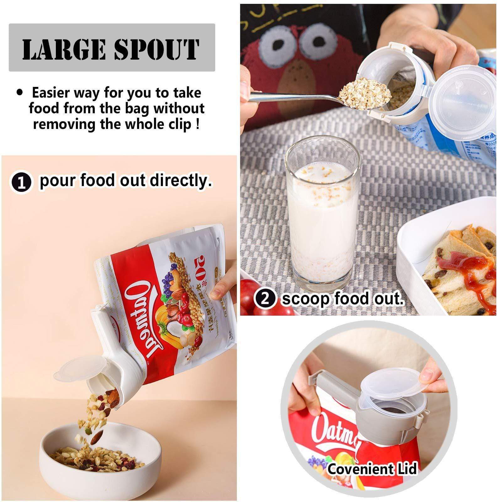 Plastic Bag Lock Clips Food Bag Airtight Sealer - Zipcrisp™ Zipcrisp™ Zaavio®