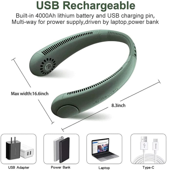 Portable Neck Fan thewishcrate