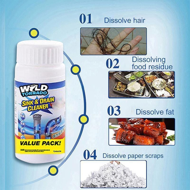 Powerful Sink & Drain Cleaner (Buy 1 Get 1 Free) DiscountStore