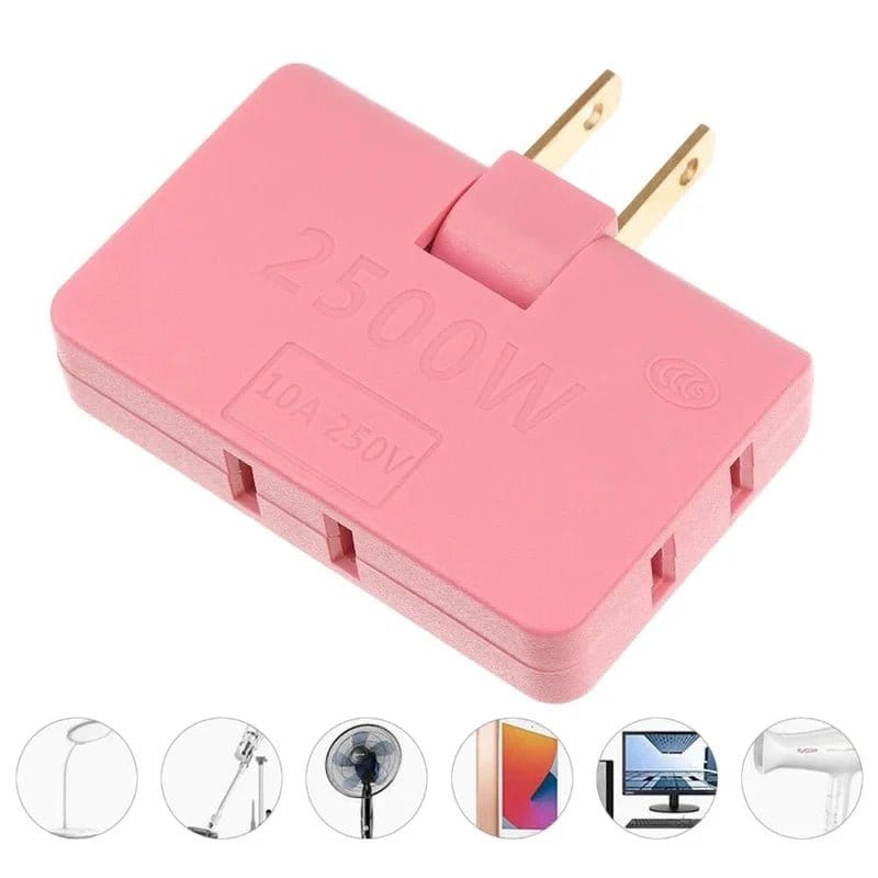 Rotatable Socket Converter Home Essentials Store Retail