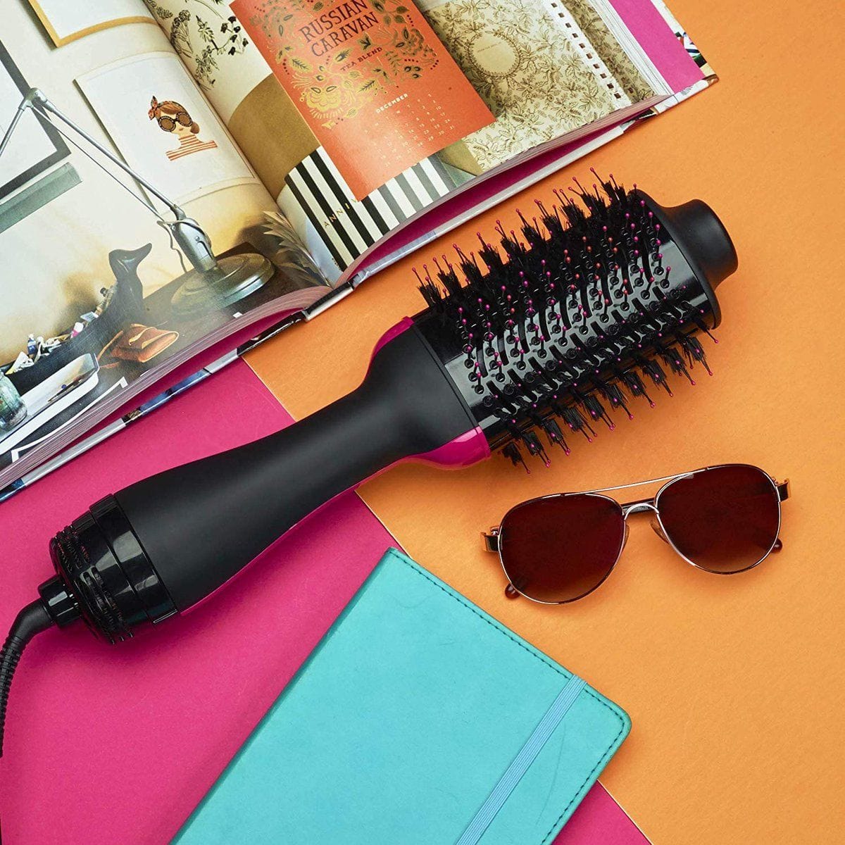 Round Hair Straightening Brush Volumizer Comb Dryer - Tresstyle™ Curling Irons Tresstyle™ Zaavio®