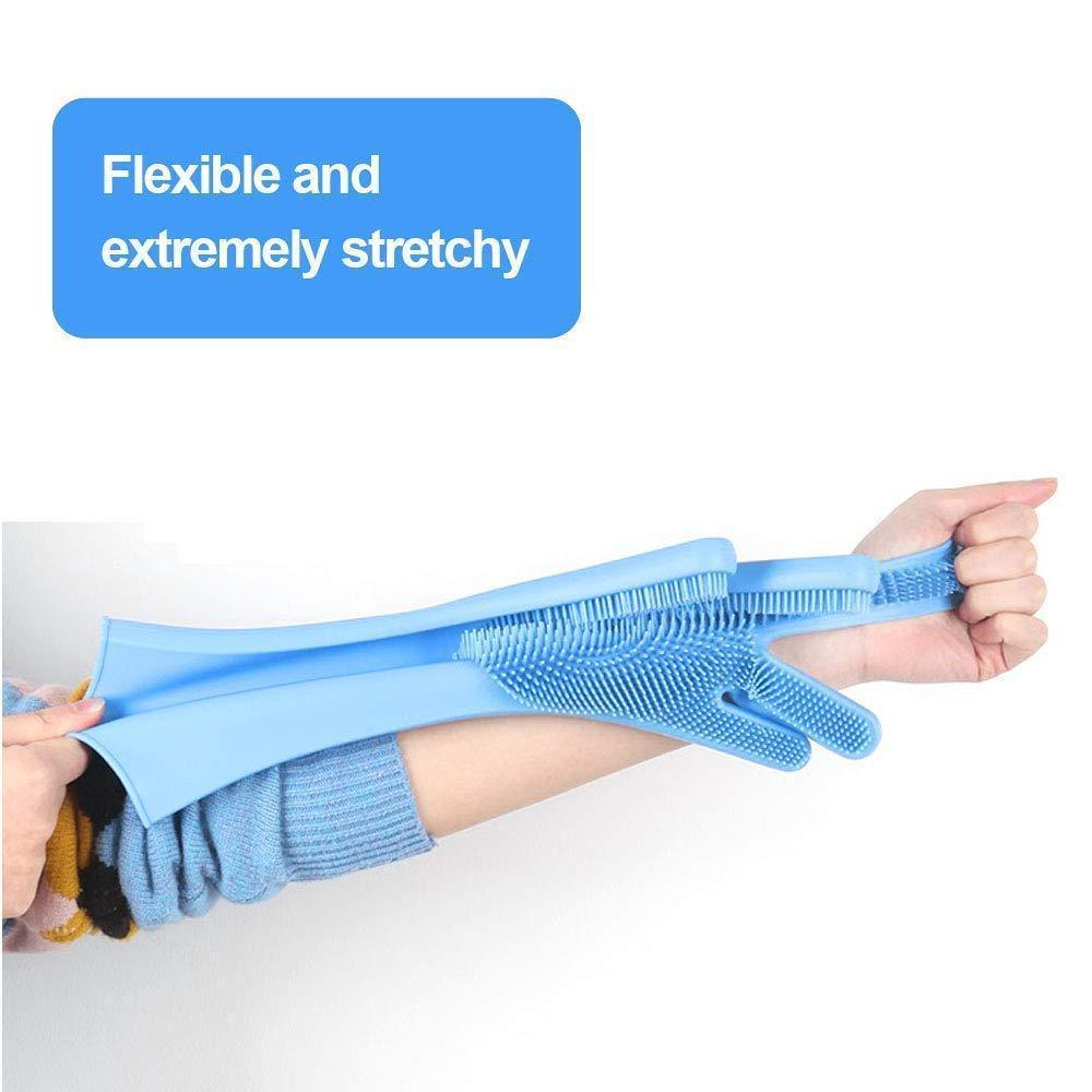Silicon Scrubbing Sponge Gloves Dish Washing Scruves™ Household Gloves Scruves™ Zaavio®