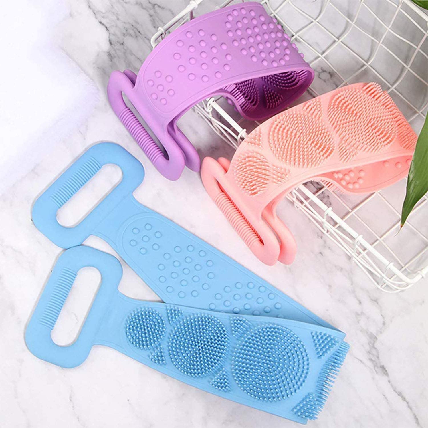 Silicone Bath Scrubber for Back Shower Body Exfoliating Scrubber - Scrubbex™ Scrubbex™ Zaavio®