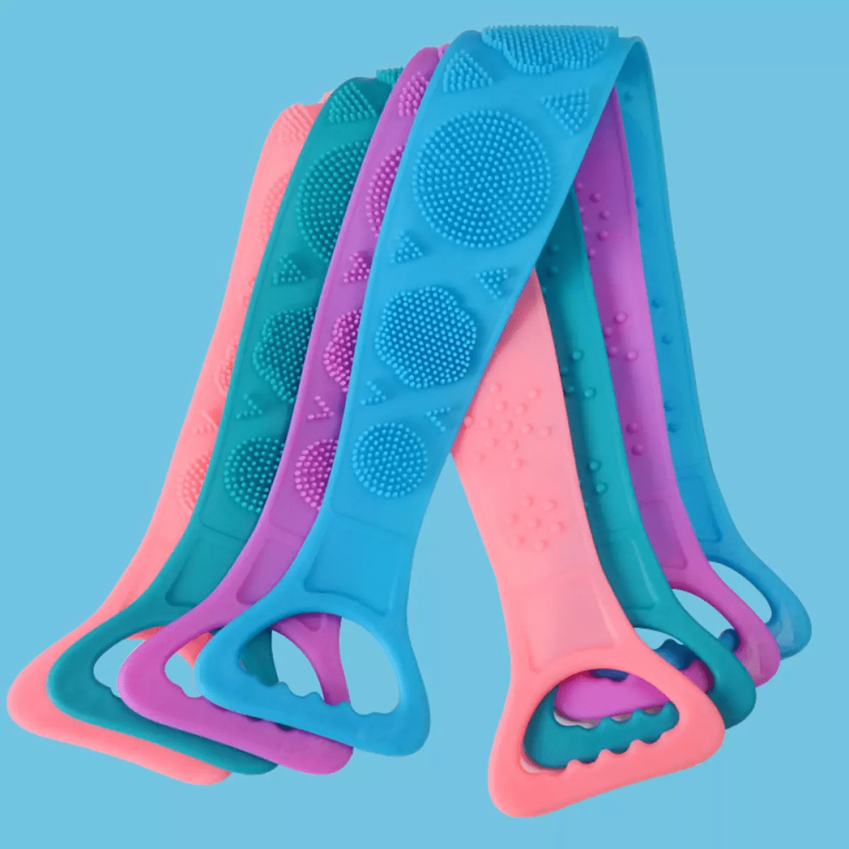 Silicone Bath Scrubber for Back Shower Body Exfoliating Scrubber - Scrubbex™ Scrubbex™ Zaavio®