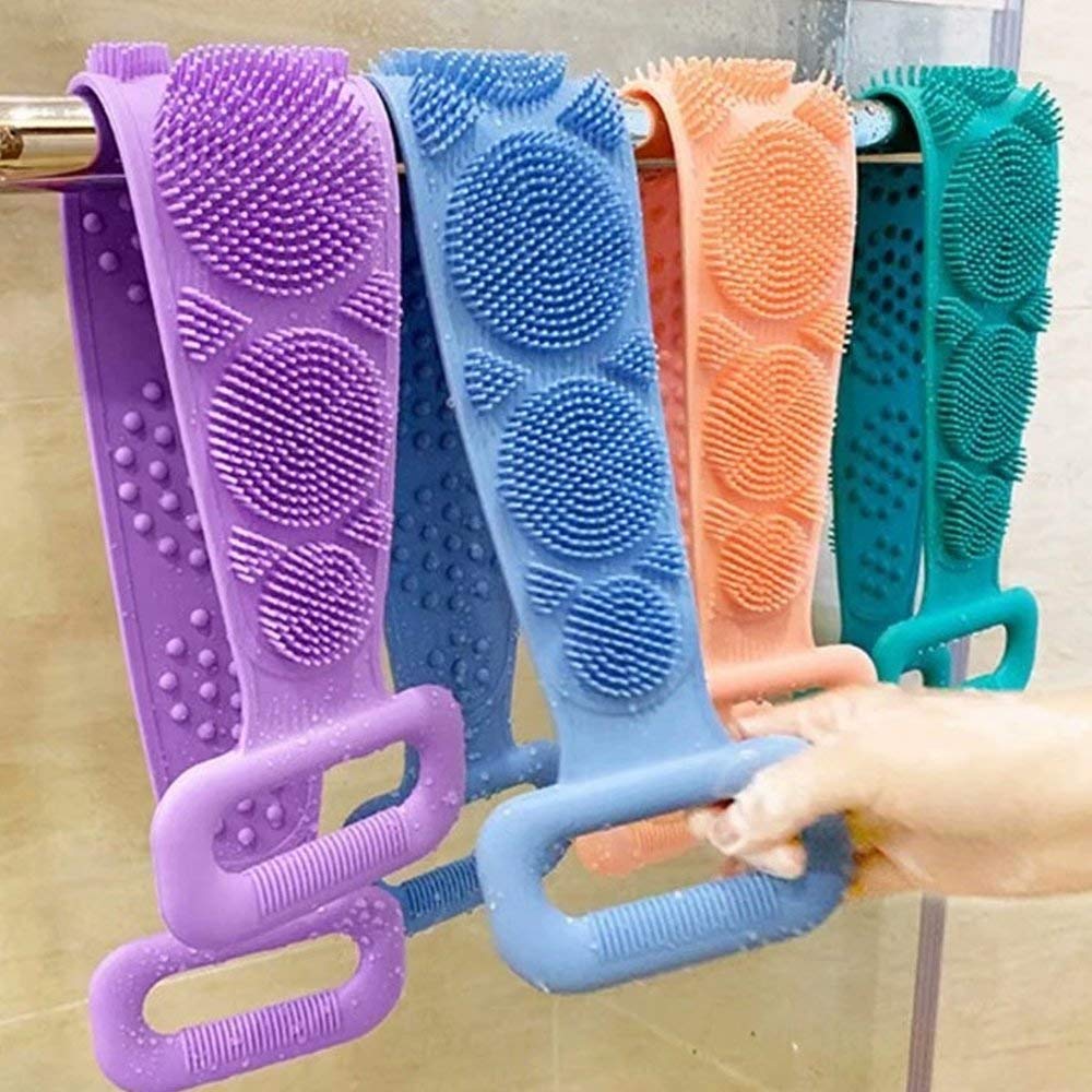 Silicone Bath Scrubber for Back Shower Body Exfoliating Scrubber - Scrubbex™ Scrubbex™ Zaavio®