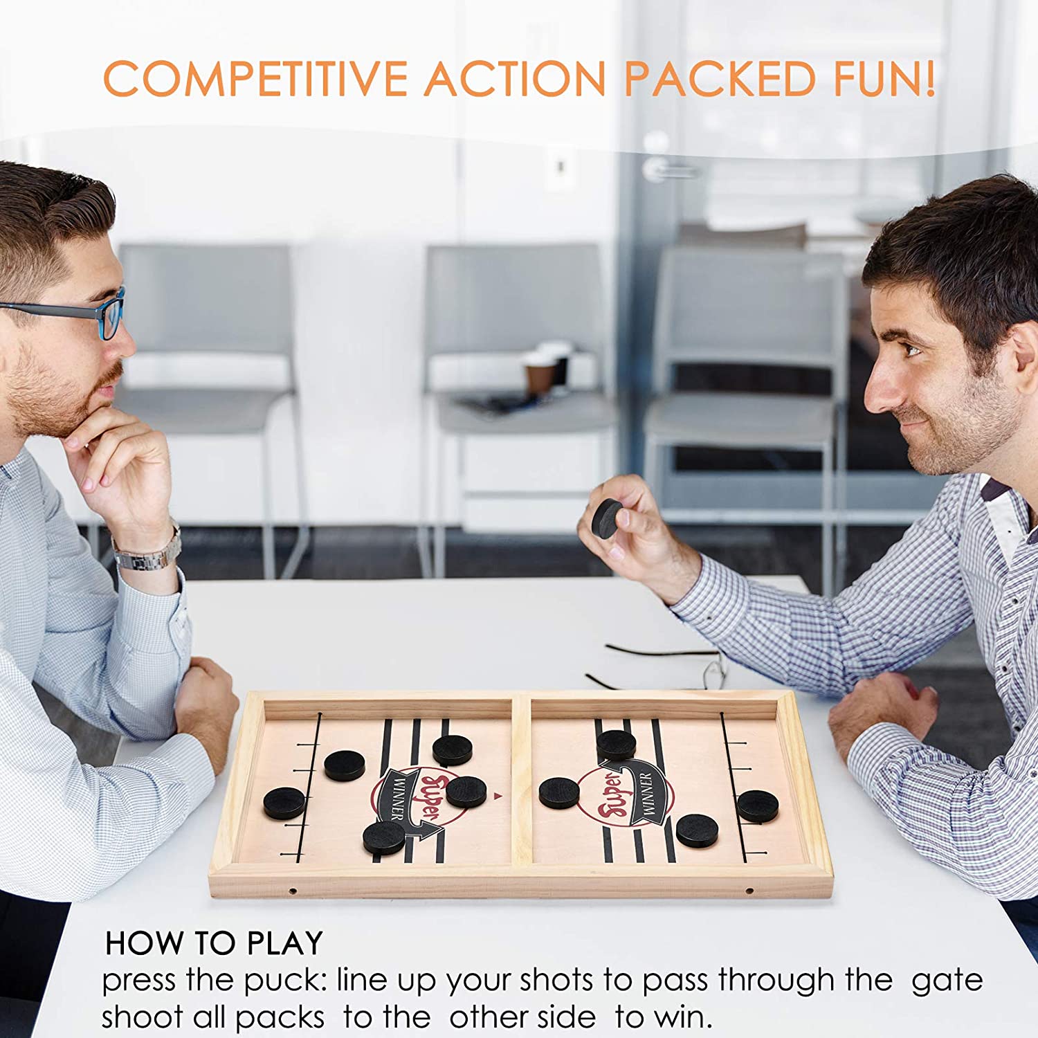 Slingshot Board Game Fast Sling Puck Game Mini Foosball Slingshot Game Zaavio®