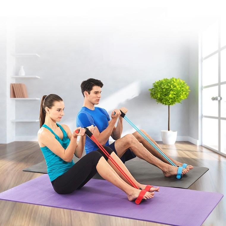 Tummy Trimmer Pull Reducer Abs Workout Equipment Pull Rope - Exezos™ Direnç Bantları Exezos™ Zaavio®