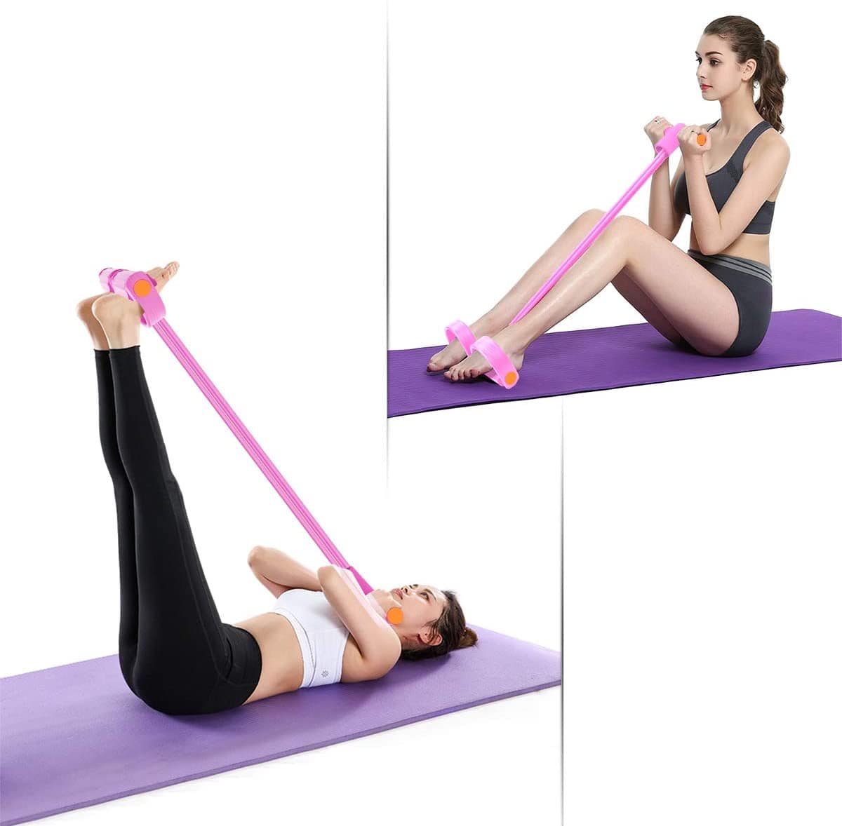 Tummy Trimmer Pull Reducer Abs Workout Equipment Pull Rope - Exezos™ Direnç Bantları Exezos™ Zaavio®