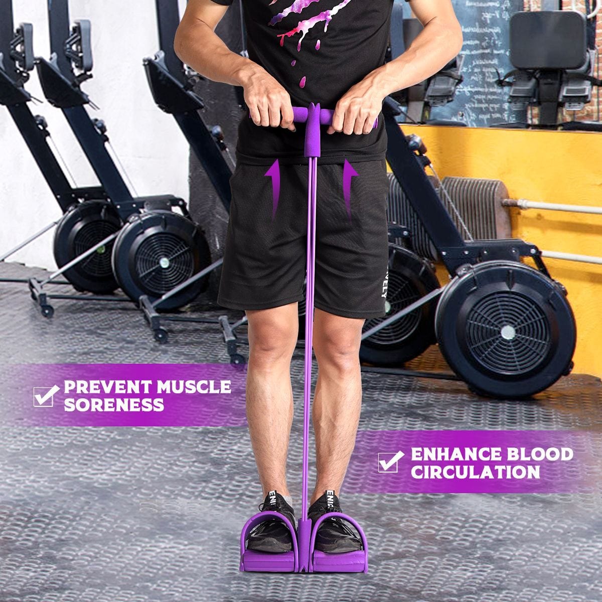 Tummy Trimmer Pull Reducer Abs Workout Equipment Pull Rope - Exezos™ Direnç Bantları Exezos™ Zaavio®