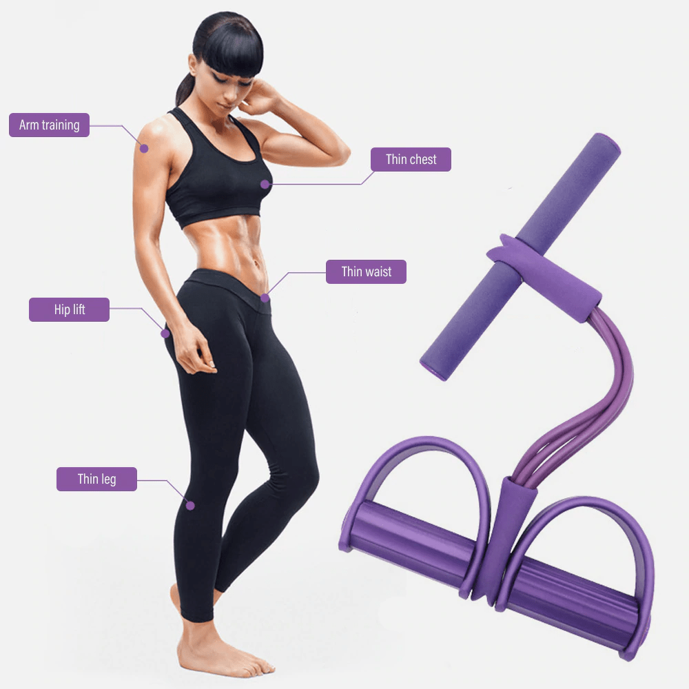 Tummy Trimmer Pull Reducer Abs Workout Equipment Pull Rope - Exezos™ Direnç Bantları Exezos™ Zaavio®