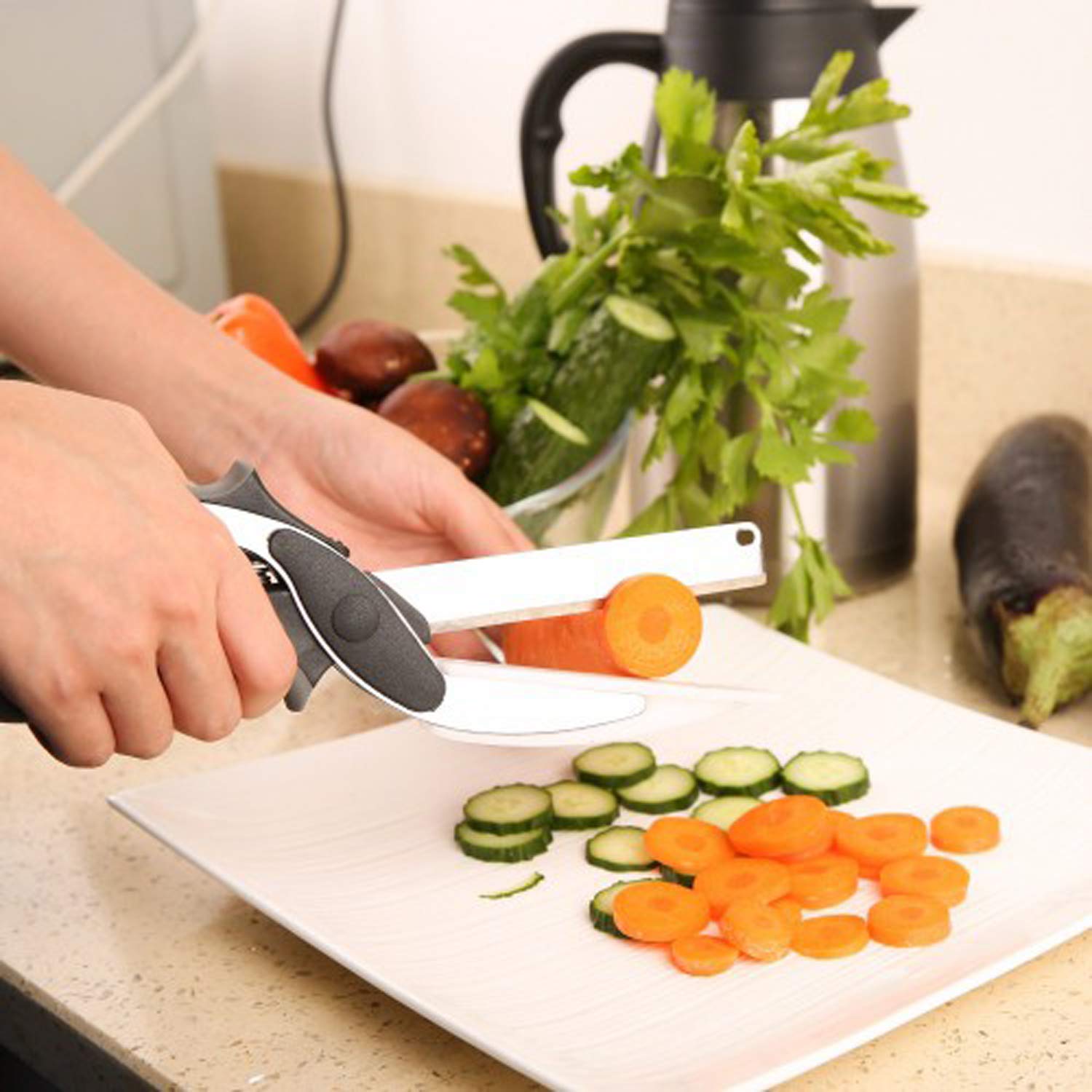 Vegetable Cutter Chopper Hand Machine Onion Potato Carrot Cutter - Slickut™ Slickut™ Zaavio®