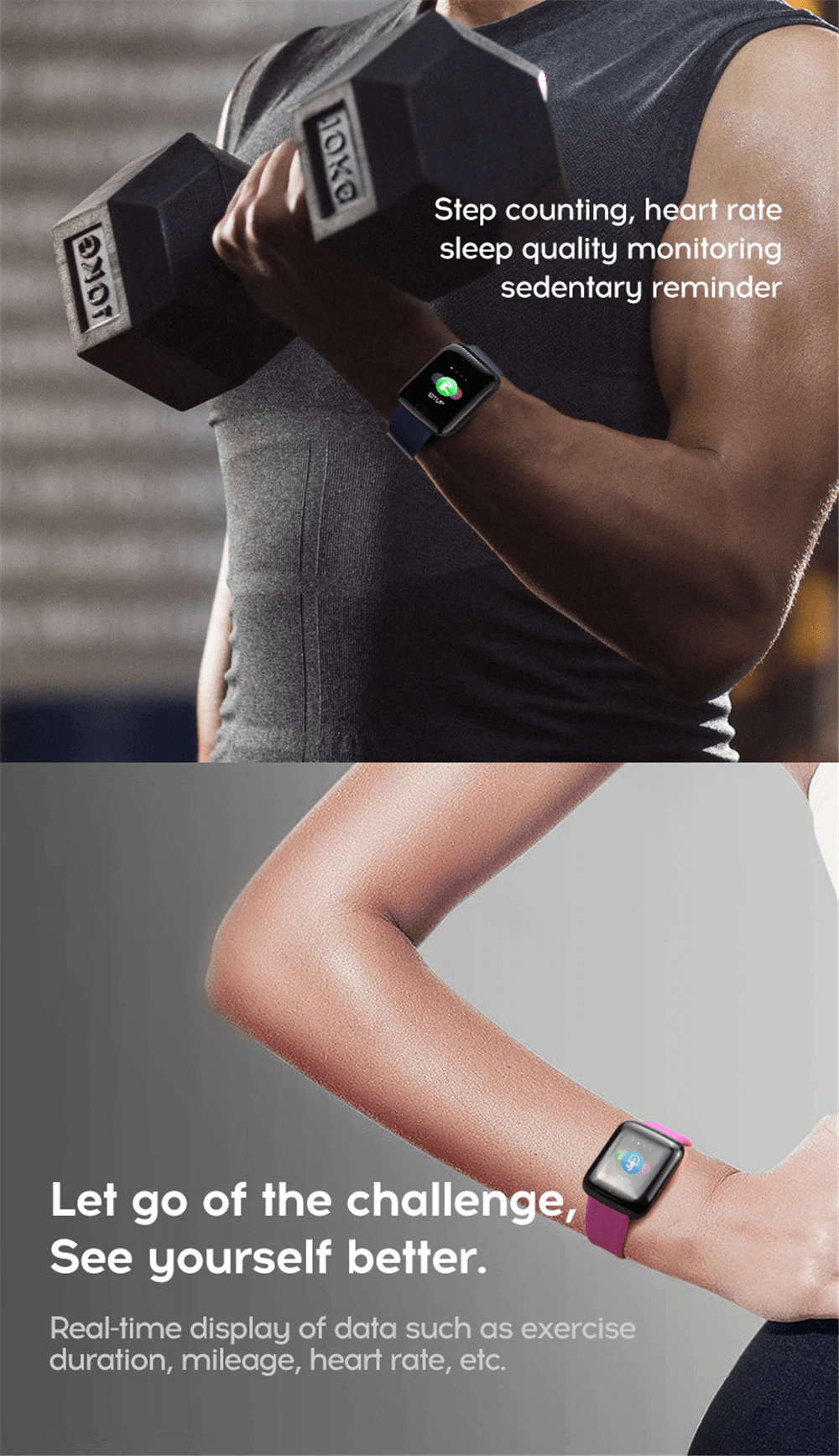 Waterproof Bluetooth Watch Best Fitness Tracker for Workout - Fitsio™ Fitsio™ Zaavio®