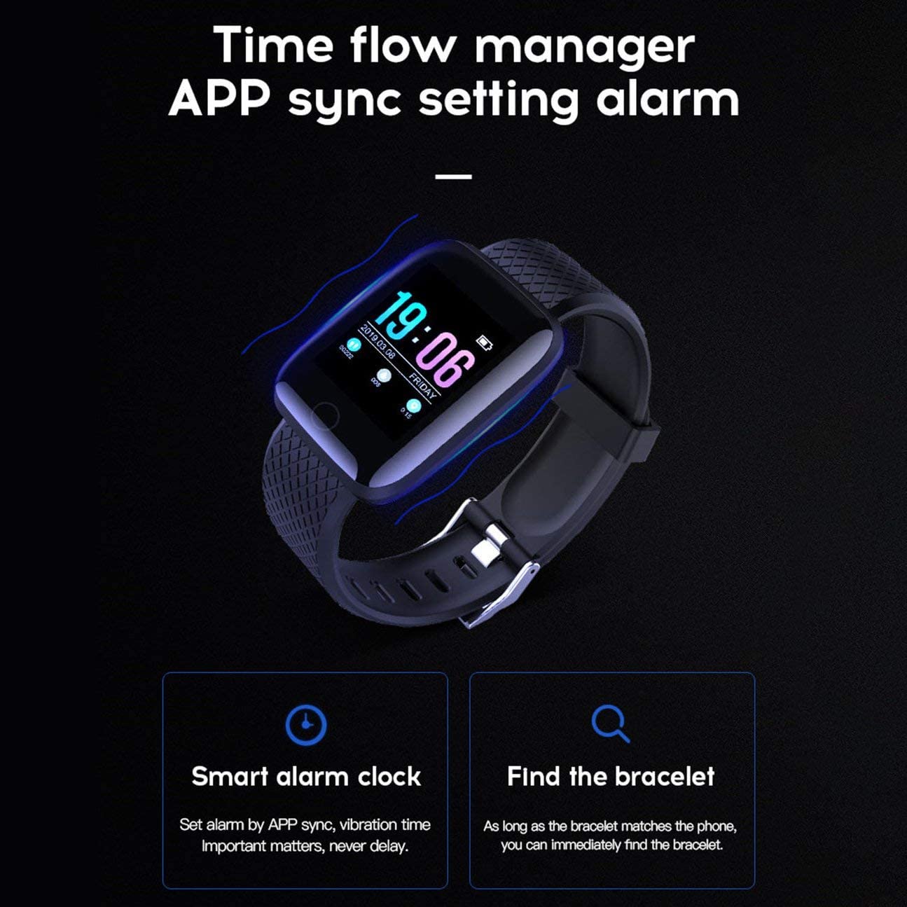 Waterproof Bluetooth Watch Best Fitness Tracker for Workout - Fitsio™ Fitsio™ Zaavio®
