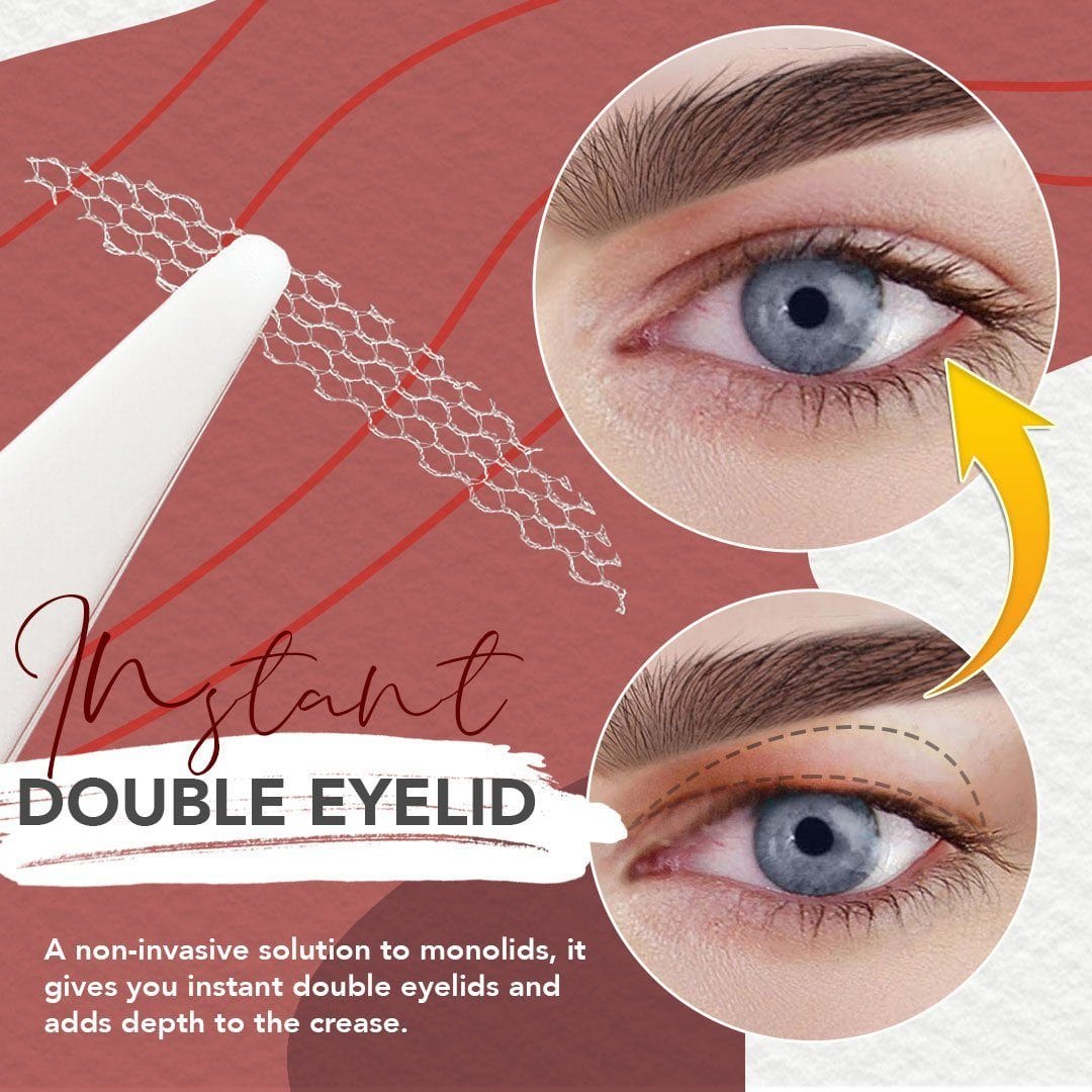 Waterproof Invisible Double Eyelid Stickers Starry Sky 123