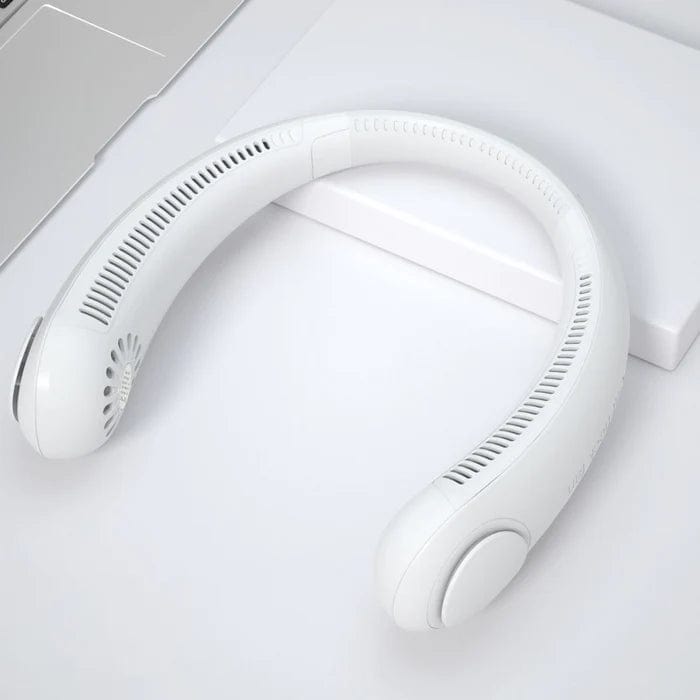 White Portable Neck Fan thewishcrate
