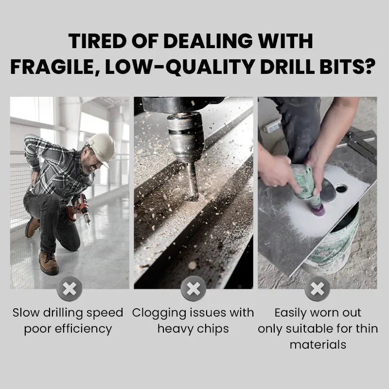Drilloxo™ Ultra-Hard Alloy Drill Bit Kit (Set of 13)
