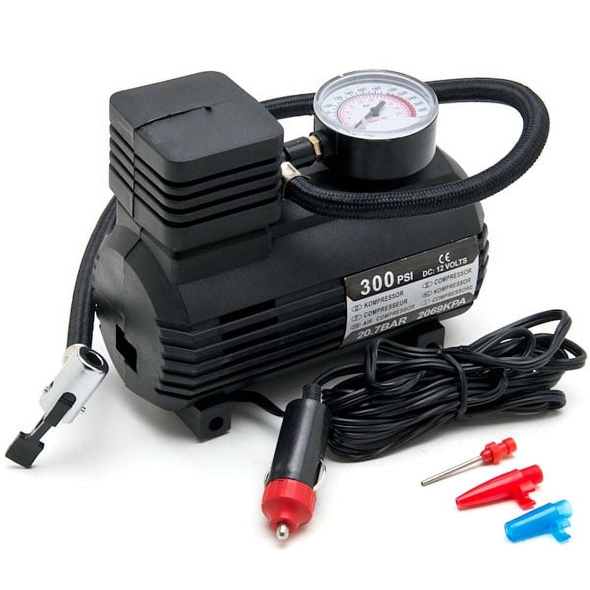 12v Portable Air Compressor For Car Tire Air Pump Inflator - Airzox™ 2.0 Airzox™ 2.0 - Portable Mini Air Compressor (300psi) Zaavio®