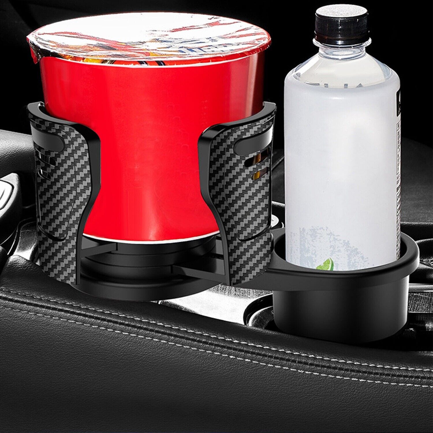 2 in 1 Multifunctional Car Drink Cup Glass Holder - 360° Rotatable Roposo Clout