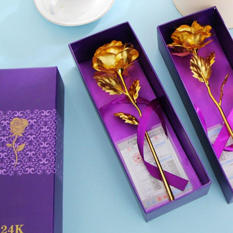 24K Gold Plated Rose Gift Flower Gold Dipped Rose - 24K Gold Plated Rose - 24K Gold Plated Rose