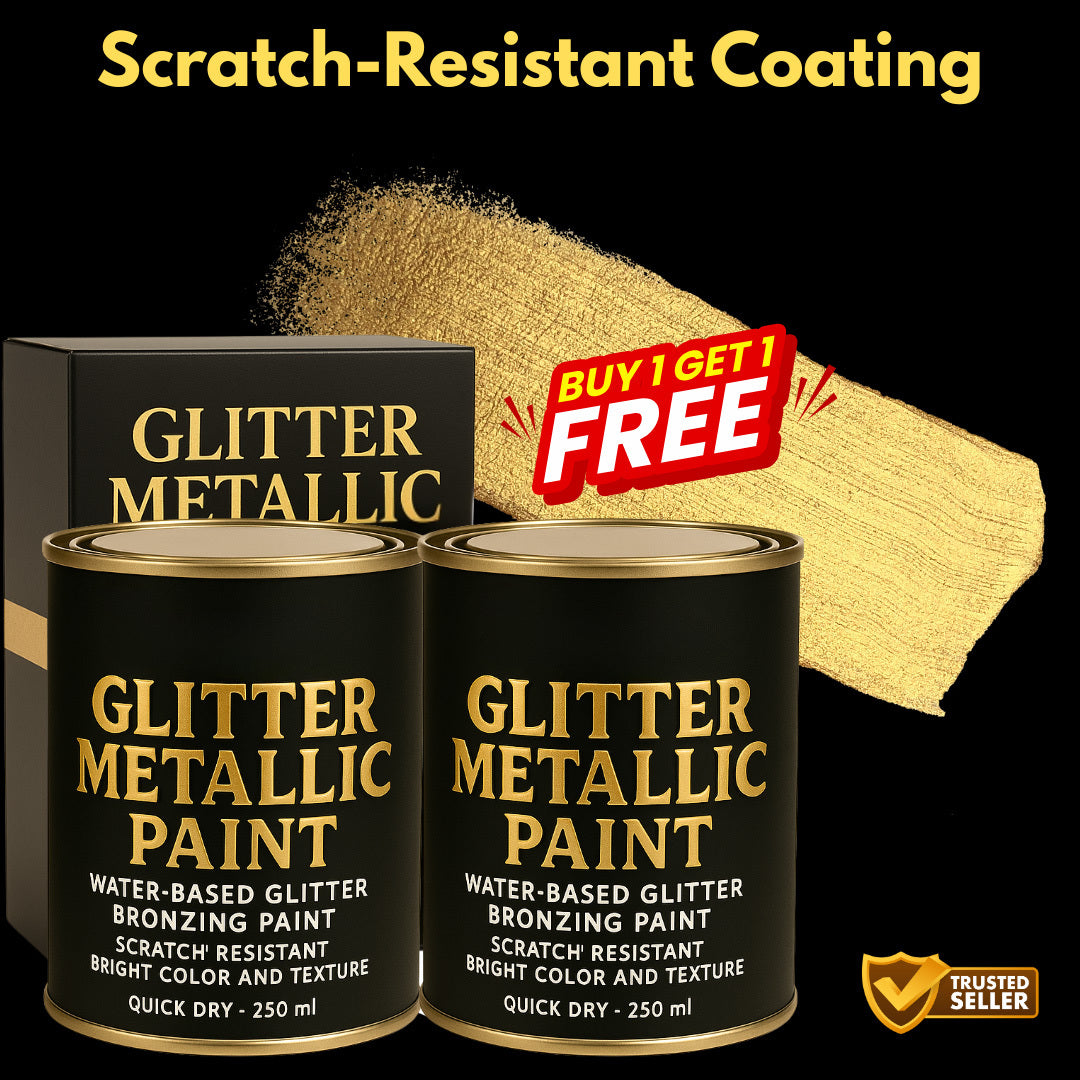 GlitterFixxi™ Premium Glitter Metallic Paint (Pack of 2)
