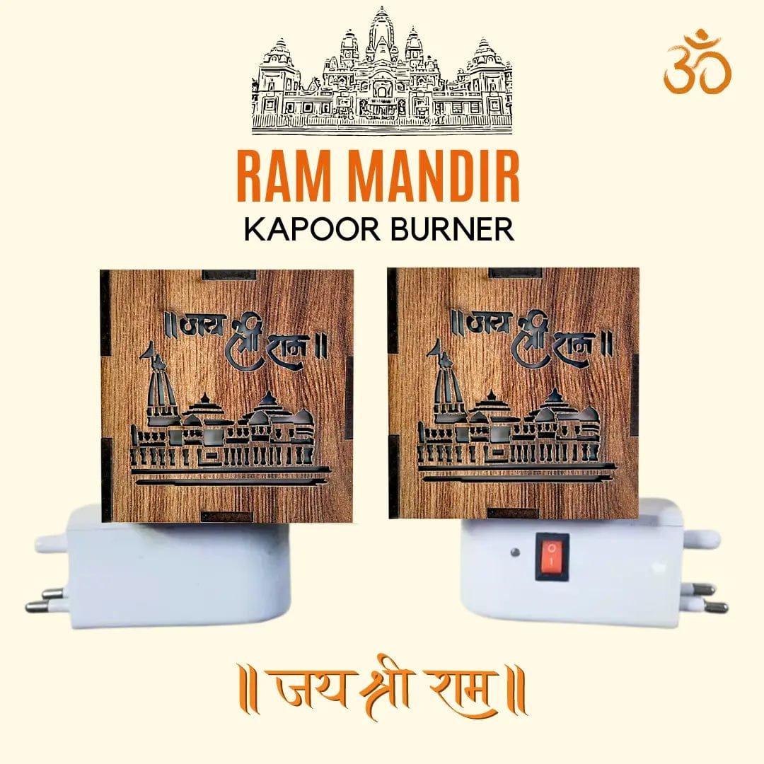 3-in-1 Ayodhya Ram Mandir Electric Aroma Burner & Night lamp (Copy) Zaavio®