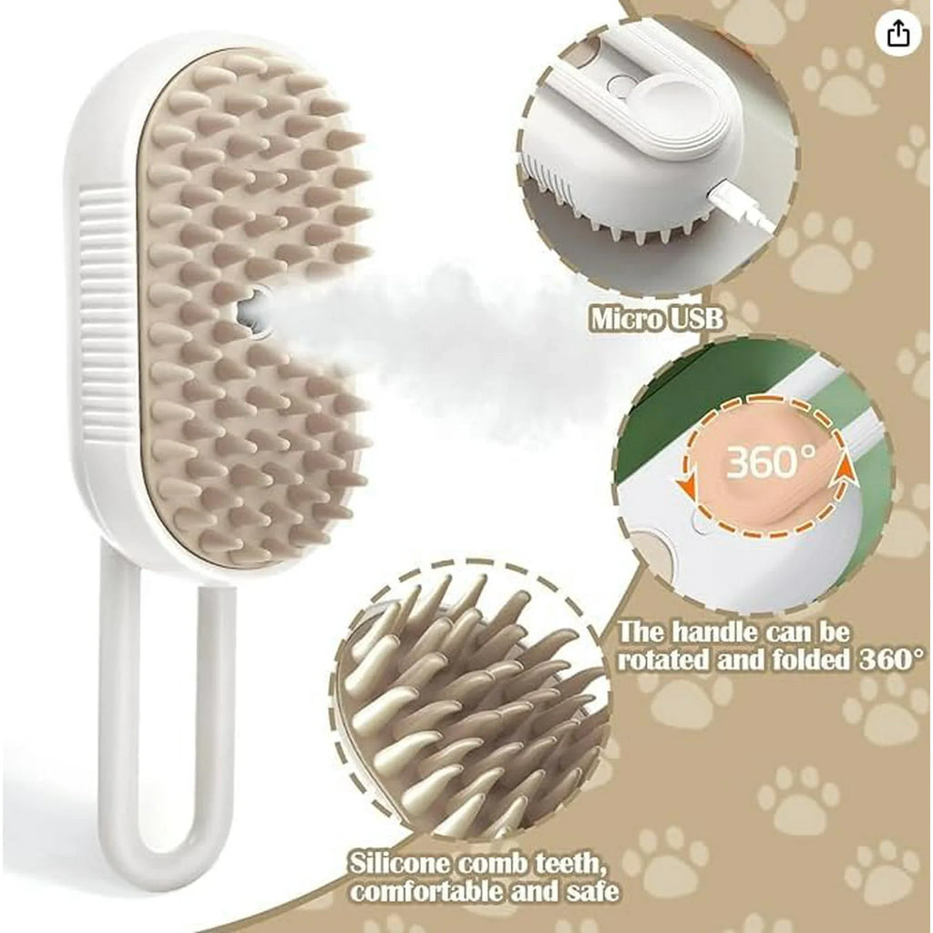 3 in 1 Pet Grooming Brush | Pet Grooming dog Brush Comb Cat Hair  Brush Remover Pets Accessories - 3 in 1 Pet Grooming Brush