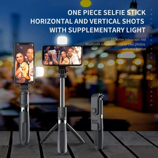 3-In-1 Selfie Stick Tripod | Selfie Stick For Selfies Bluetooth Tripod Stand With Remote - 3-In-1 Selfie Stick Tripod 3-in-1 Selfie Stick Tripod