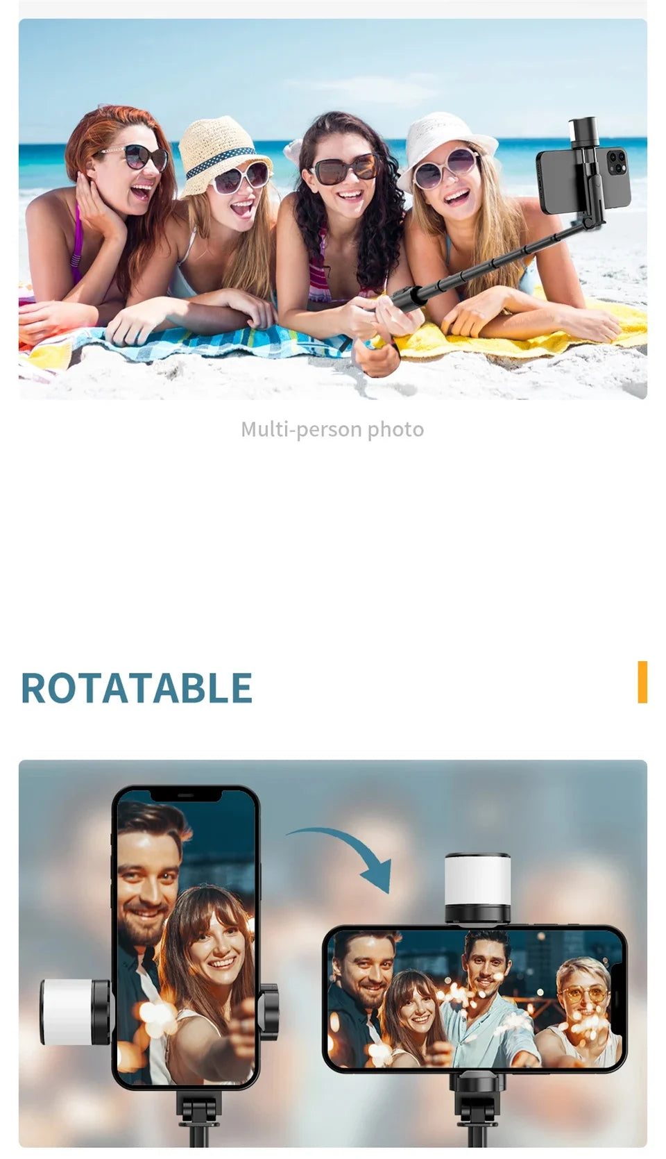 3-In-1 Selfie Stick Tripod | Selfie Stick For Selfies Bluetooth Tripod Stand With Remote - 3-In-1 Selfie Stick Tripod 3-in-1 Selfie Stick Tripod