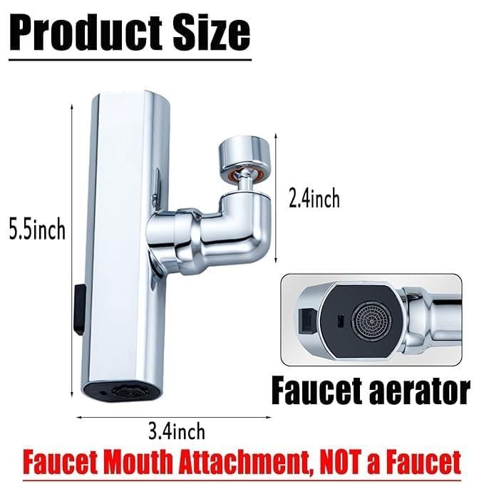 3 In 1 Waterfall Kitchen Faucet | Kitchen Sink Tap Faucets Waterfall Extender For Kitchen Sink - Kitchen Faucet - 3 in 1 Waterfall Kitchen Faucet
