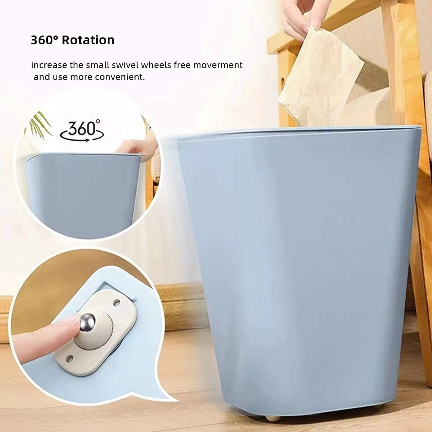 360° Adhesive Mini Swivel Wheels | Trolley Wheels Caster Cart Small Rubber Swivel Adhesive Wheels - Pack of 8 @ ₹699 - 360° Adhesive Mini Swivel Wheels