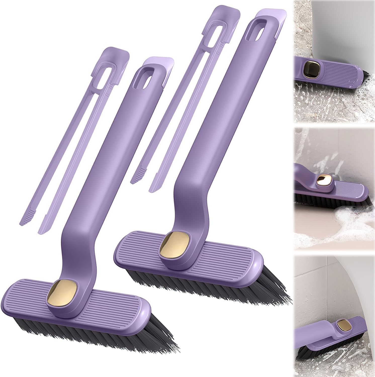 360° multifunctional cleaning brush (Pack of 2) | Bathroom Cleaning Brush Tiles Toilet Cleaner Scrubber - 360° multifunctional cleaning brush (Pack of 2)