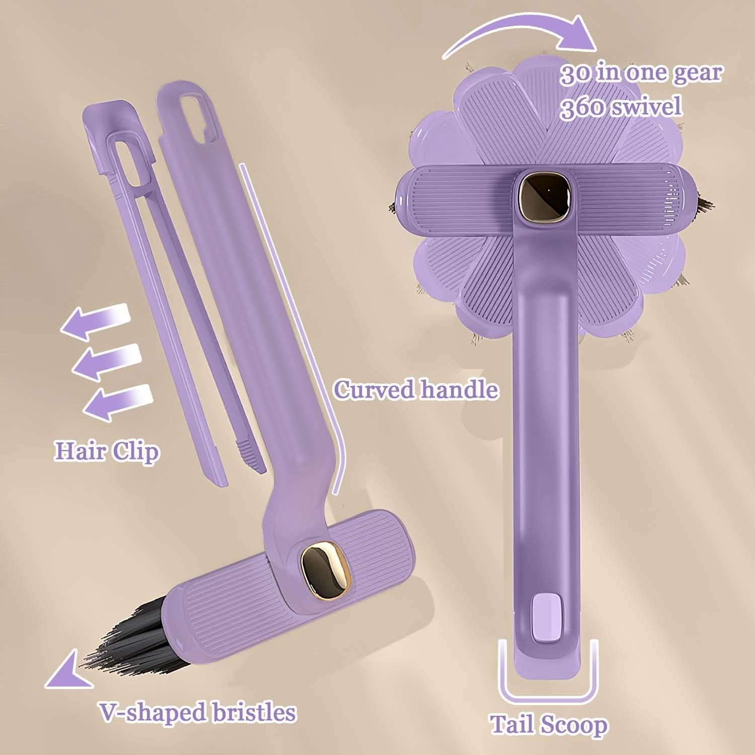 360° multifunctional cleaning brush (Pack of 2) | Bathroom Cleaning Brush Tiles Toilet Cleaner Scrubber - 360° multifunctional cleaning brush (Pack of 2)