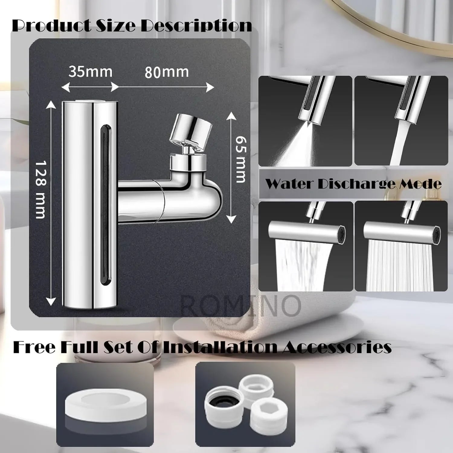 360° Swivel Faucet Extender