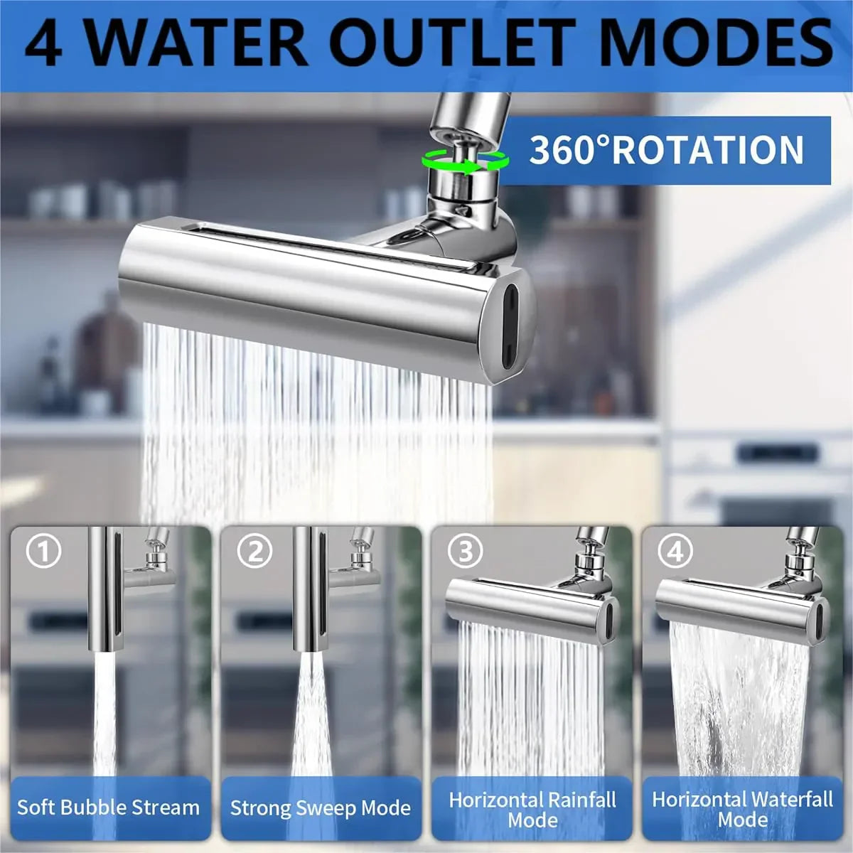 360° Swivel Faucet Extender
