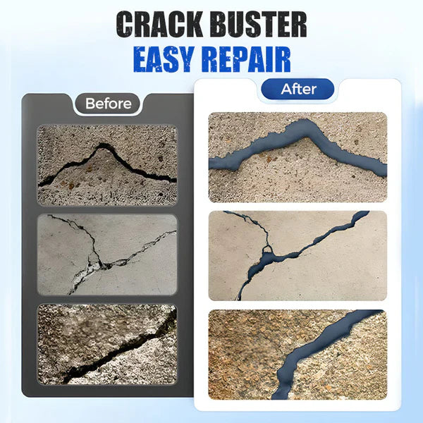 CrackFixzy™ Heavy-Duty Concrete Crack Repair Adhesive