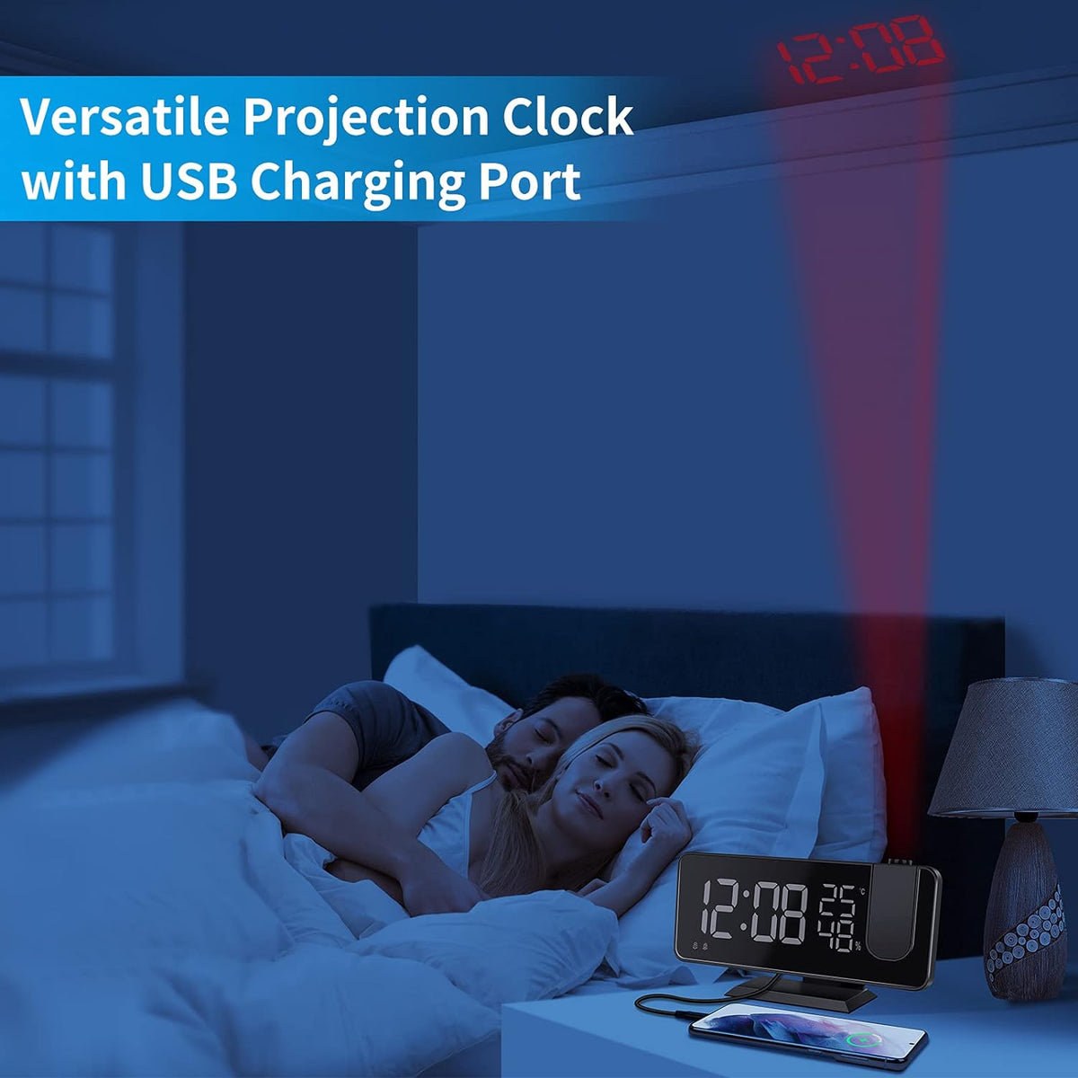 Alarm Clock Digital Table Clock Led Project On Clock Projection Alarm