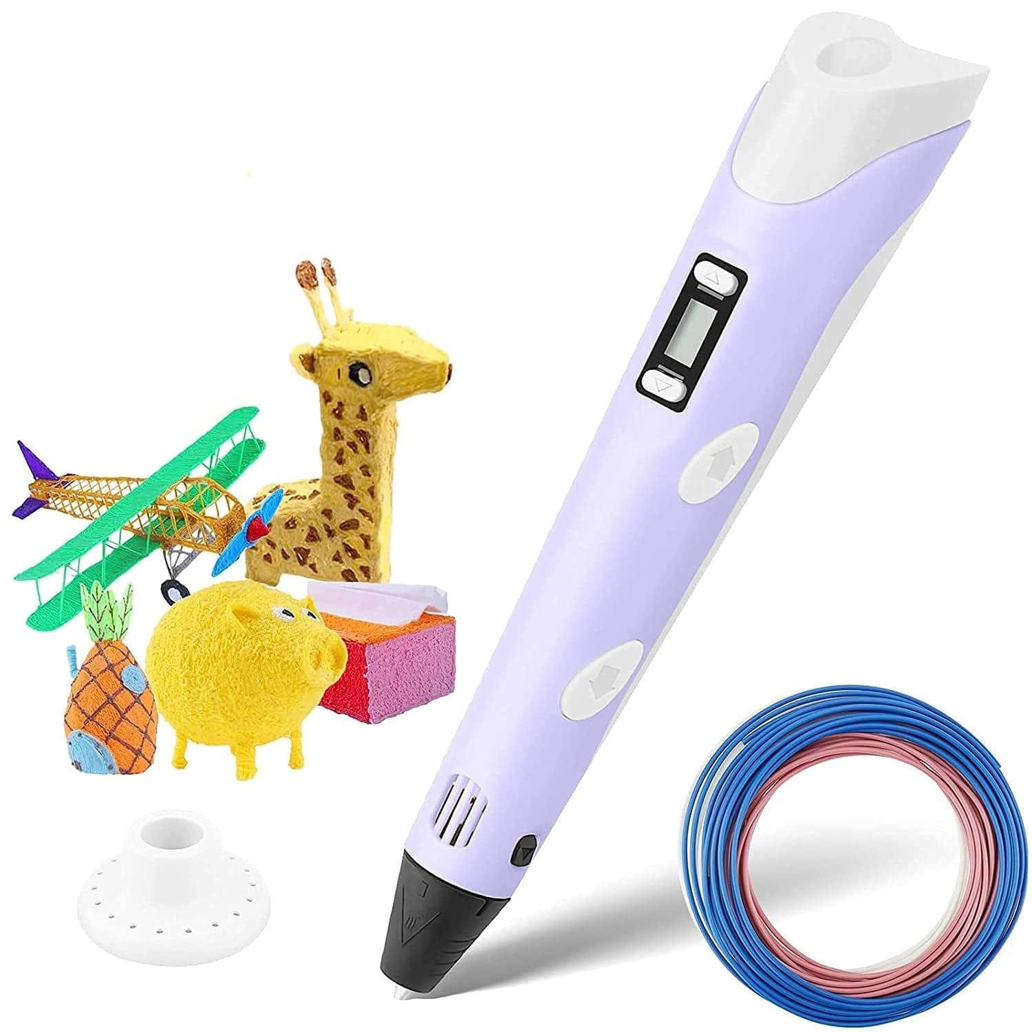 3D Pen for Kids, Parner 3D Art Pen Kit with LCD Display, Stylo 3D Printing  Drawing Pen, Easy Safe Creative 3D Doodler Writing Printer Gift Toys for  Kids Adults, Include 16 Colors