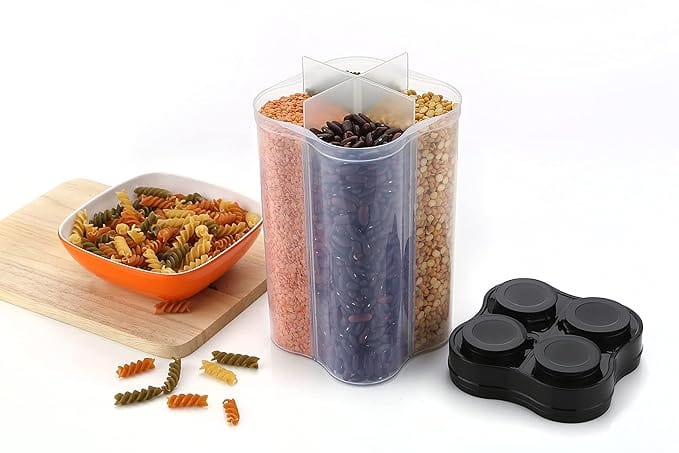 4 Sections Food Storage Container (Buy 1 Get 1 free) 4 Sections Food Storage Container (Buy 1 Get 1 free) Zaavio®