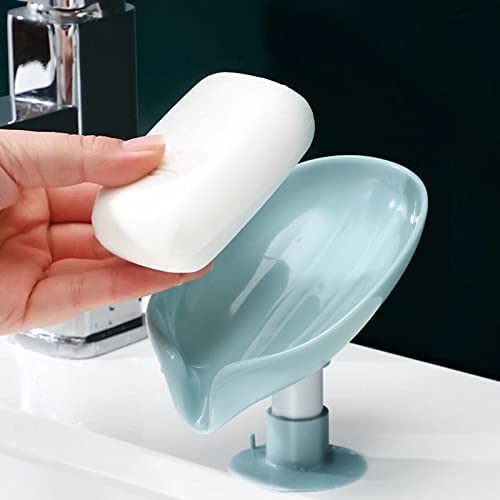 SoapNezt™ Leaf Shaped Self Draining Soap Holder (Pack of 2)