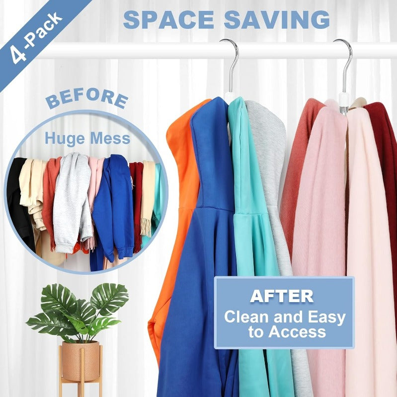 360° Swivel Hoodie & Purse Organizer (Pack of 2)