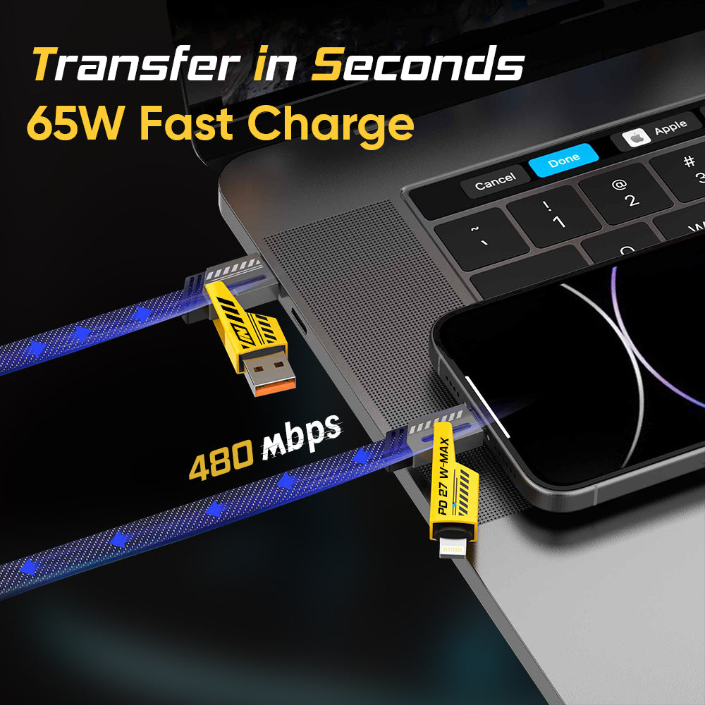 Unitechxo™ 4 in 1 Fast Charging Data Cable