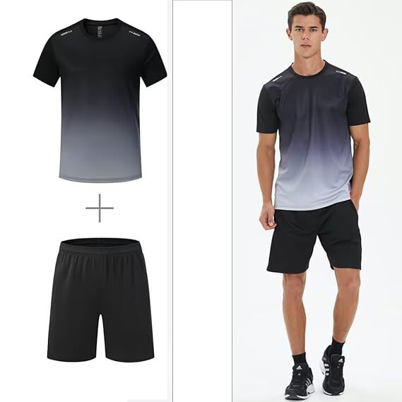 SwiftSkinzy™ Men's Outdoor Sports Quick-Drying 2-Piece Set