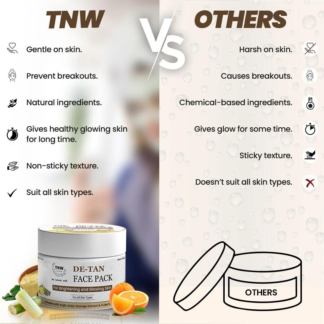 TanErasexi™ DE-Tan Face Pack (Pack of 2)