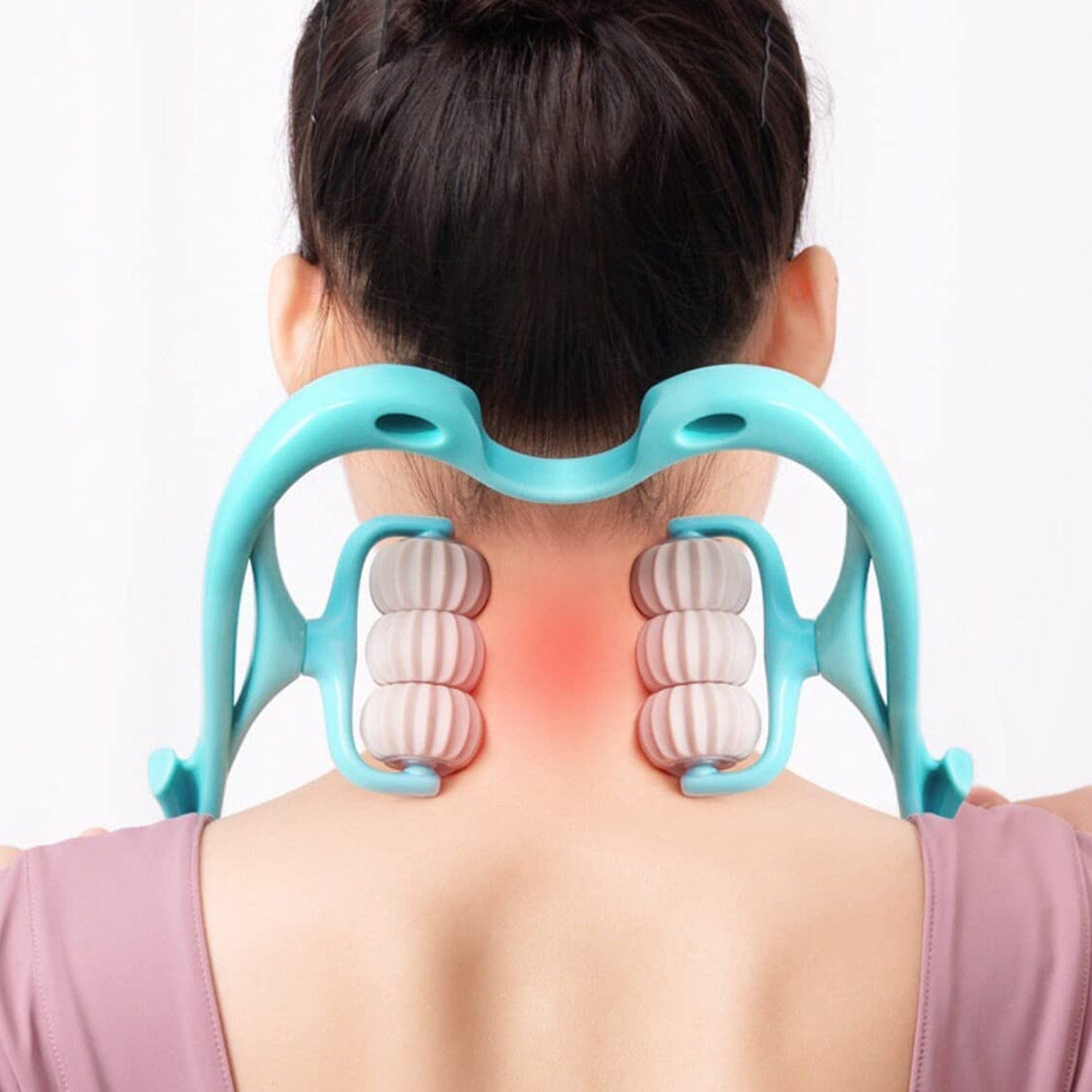 6 Wheel Dual Pressure Point Cervical Neck Massager 6 Wheel Dual Pressure Point Cervical Neck Massager Zaavio®