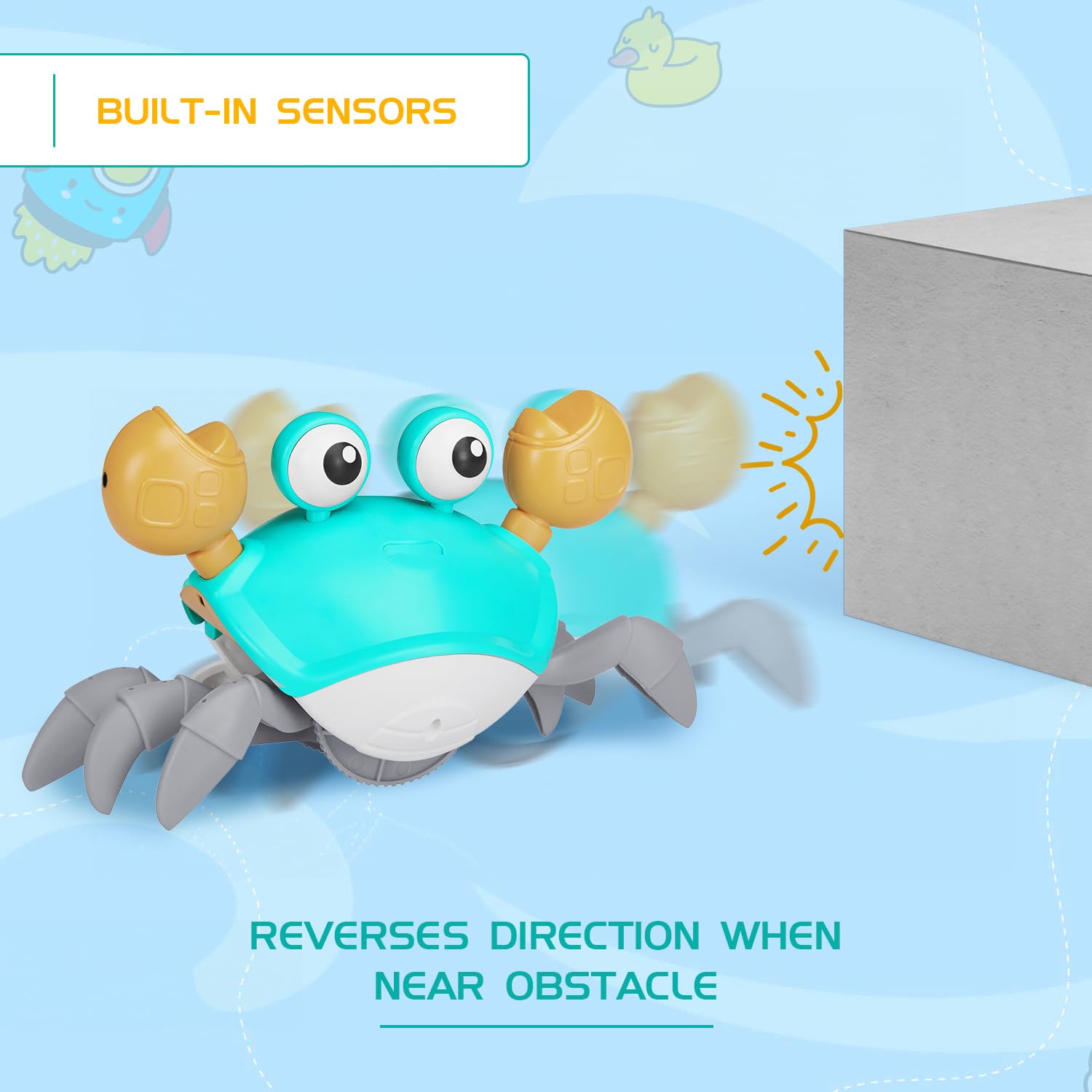 Electric Crawling Crab Toy