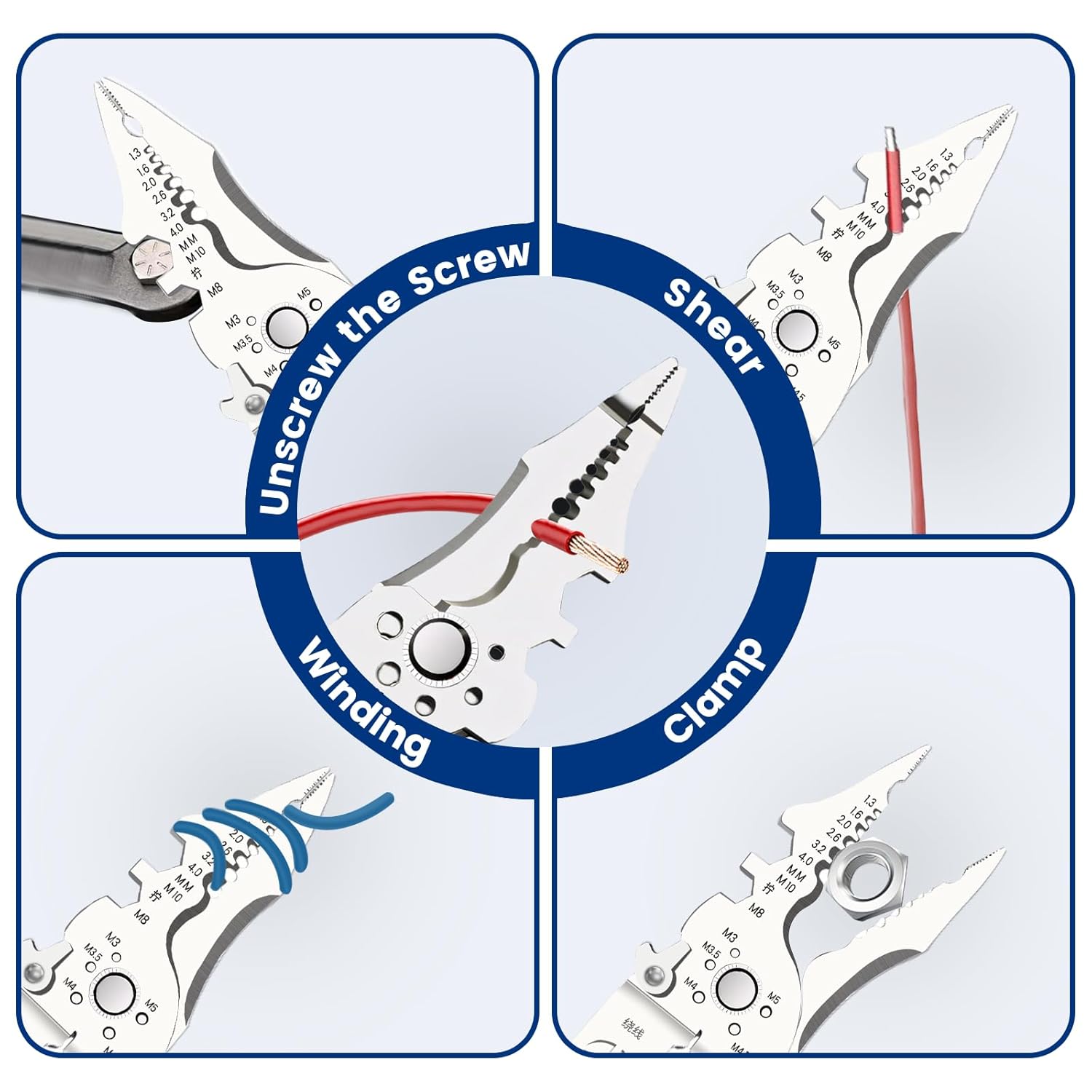GripLoxio™ 2.0 Multi-functional Wire Stripper & Cutter