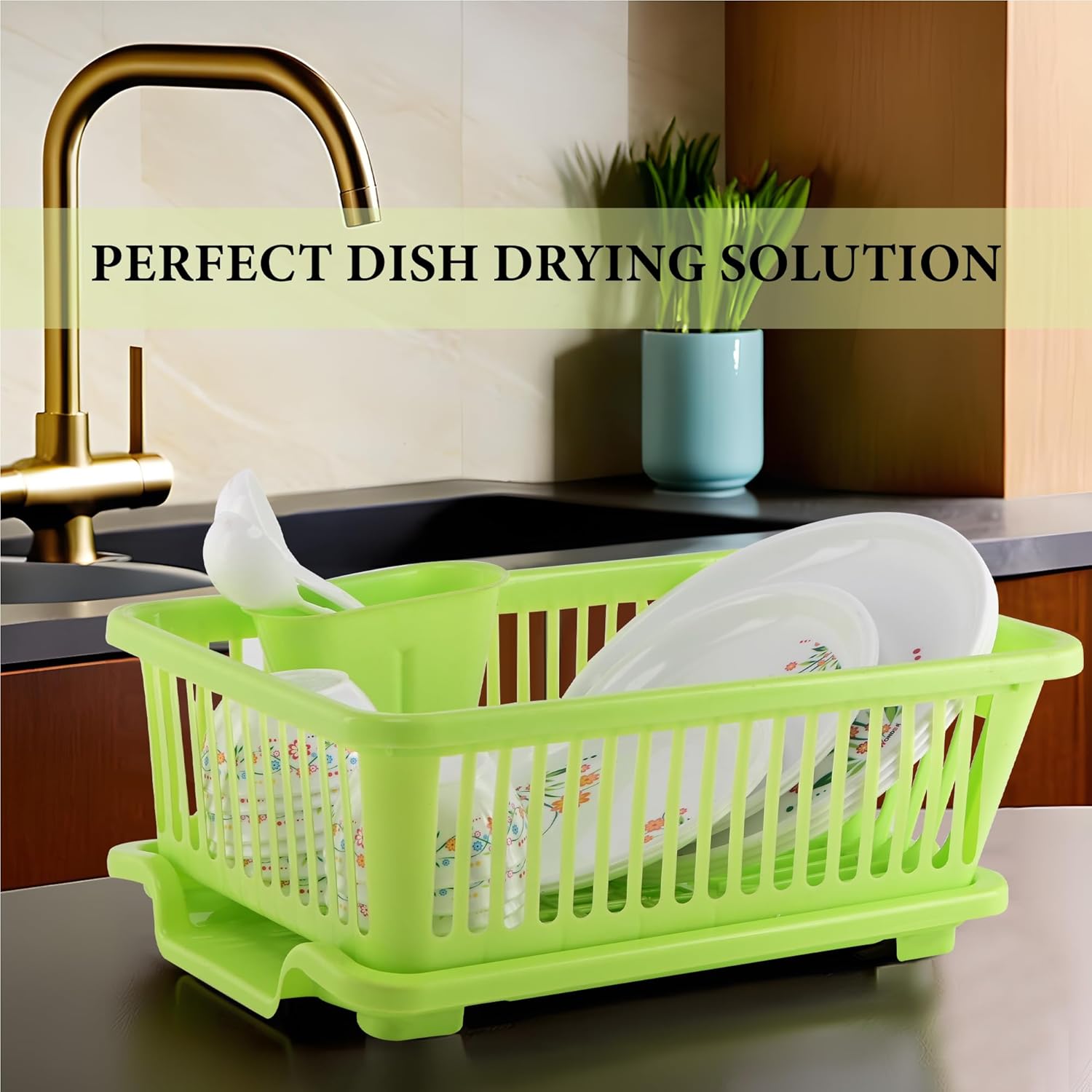 3 in 1 Kitchen Dish Drainer
