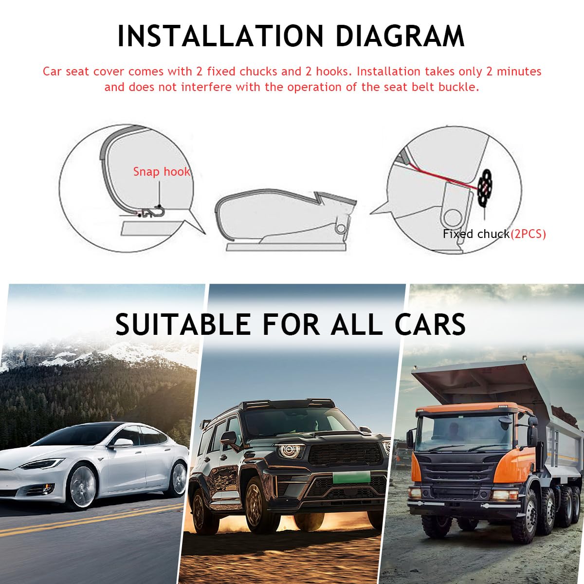 Seatcomfortxy™ Bottom Seat Covers for Cars
