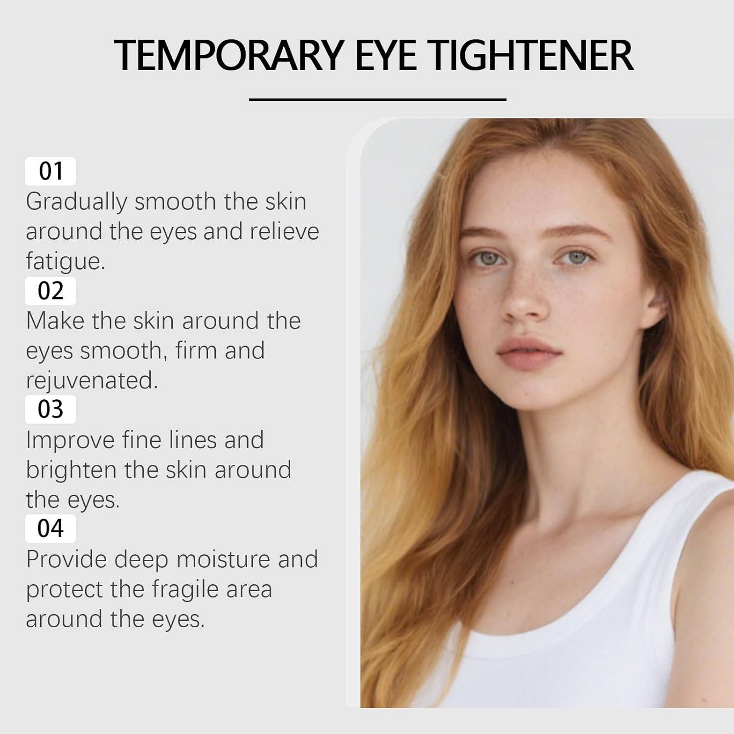 Temporary Eye Tightener Cream