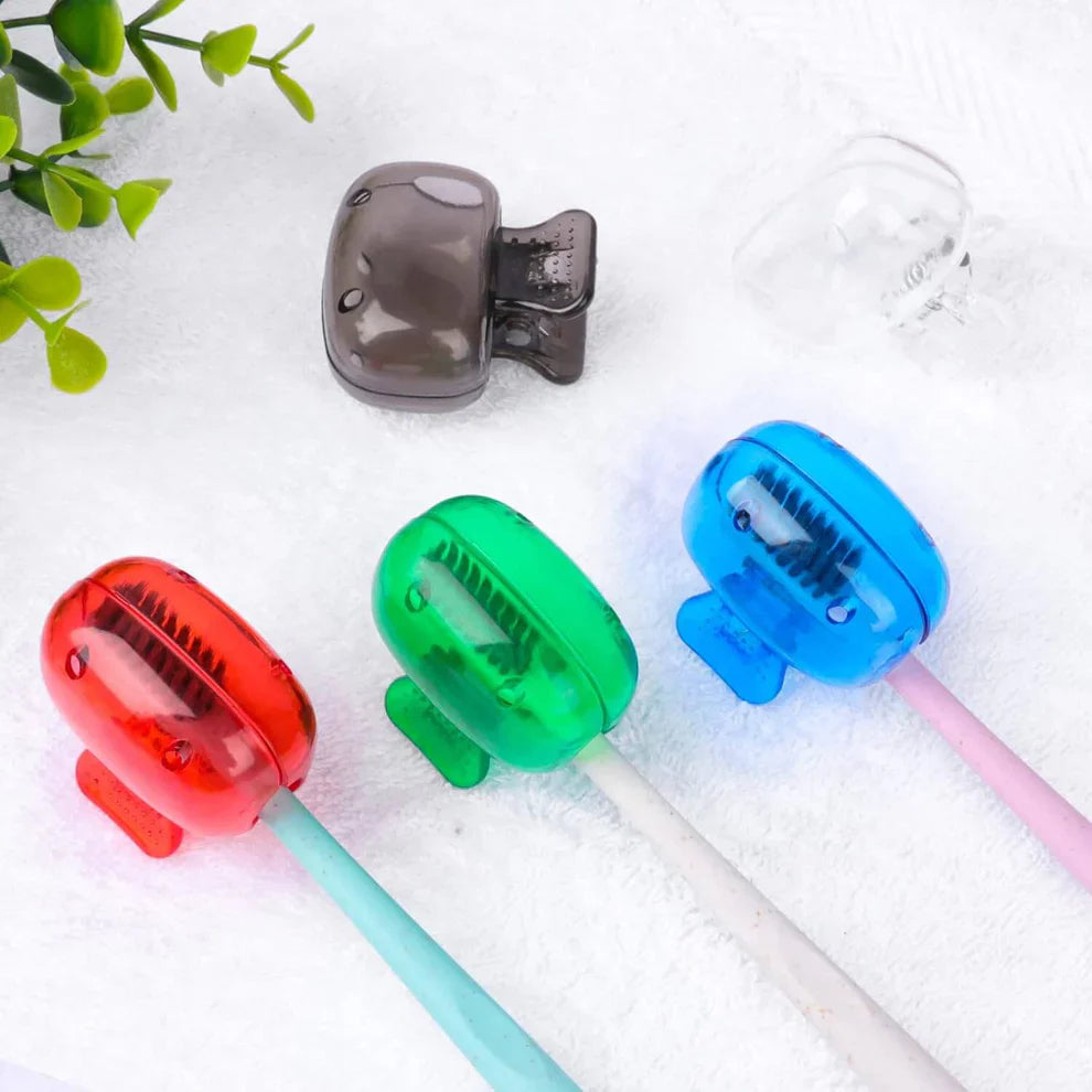 Germ Protector Cap Cover for Tooth Brush (Pack of 8)
